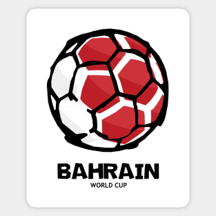 Bahrain Football Country Flag Sticker